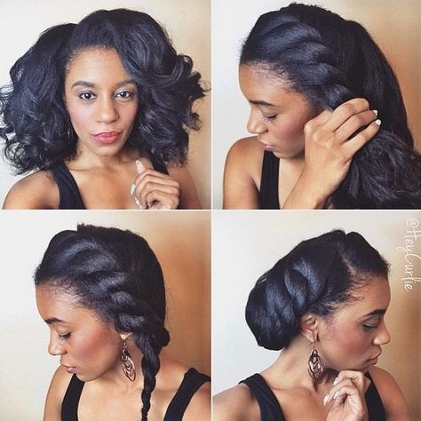 Hairstyles For Natural Hair, Pompadour Style, Twisted Hair, Protective Hairstyles For Natural Hair, Protective Hairstyle, Natural Hair Beauty, Natural Hair Inspiration, Natural Hair Tips, 4c Hairstyles