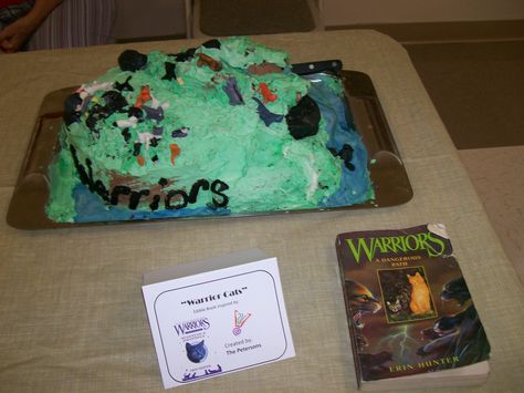 Entry based on "Warrior Cats."   2016 HCPL Edible Book Contest- by The Petersons Books Ideas, Edible Creations, Warrior Cats, Favorite Books, Books