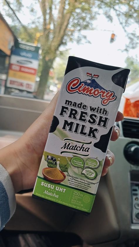 Fav banget sama matcha✨️ Fresh Milk, Matcha, Vitamins, Milk, Drinks, Quick Saves