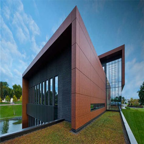 4mm Exterior Wood Aluminum Composite Materials Cladding - Buy Aluminum Exterior Wood Cladding,4mm Alucobond Exterior Wood Cladding,Exterior Wood Acp Cladding Product on Alibaba.com Alucobond Cladding, Wood Cladding Exterior, Bloomington Minnesota, Steel Cladding, Cladding Design, Aluminium Cladding, Vertical Siding, Cladding Panels, Metal Siding