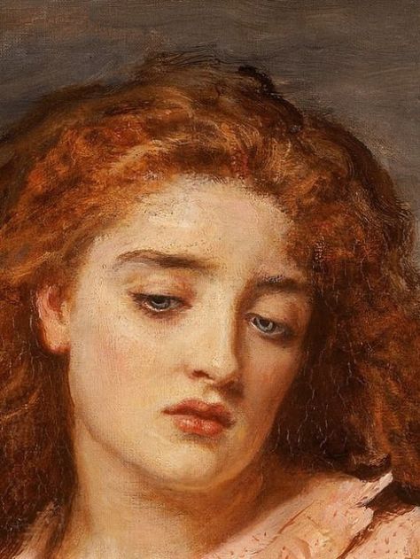 Detail from The Martyr of Solway, John Millias, 1862 Alexandre Cabanel, Everett Millais, Painting Classic, Blind Girl, Pre Raphaelite Art, John Everett Millais, Rennaissance Art, Walker Art, Pre Raphaelite