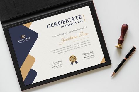 Certificate Template on Behance Certificate Design Inspiration, Diploma Design, Name Plate Design, Free Certificates, Corporate Awards, Diploma Certificate, Certificate Design Template, Certificate Of Appreciation, Instagram Template Design