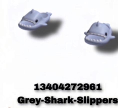 Roblox Floaties Codes, Shark Outfit Codes Berry Ave, Roblox Slippers Code, Slipper Codes, Roblox Shoes, Berry Avenue Code, Shark Slides, Cutout Art, Shark Shoes