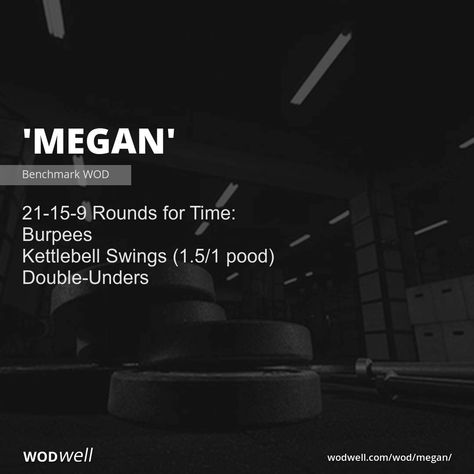 21-15-9 Rounds for Time: Burpees; Kettlebell Swings (1.5/1 pood); Double-Unders Double Under Wod, Double Unders How To Do, Wods Crossfit, Crossfit Workouts Wod, Crossfit Workouts At Home, Crossfit At Home, Crossfit Wods, Functional Workouts, Background Story