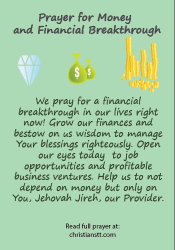 God guide us through the debt and financial burdens that we are trying to eliminate and to show us the path to achieve debt-free life for Us.: Prayer For Finances, Financial Breakthrough, Financial Prayers, Money Prayer, Prayer Changes Things, Everyday Prayers, Miracle Prayer, Special Prayers, Prayer Verses