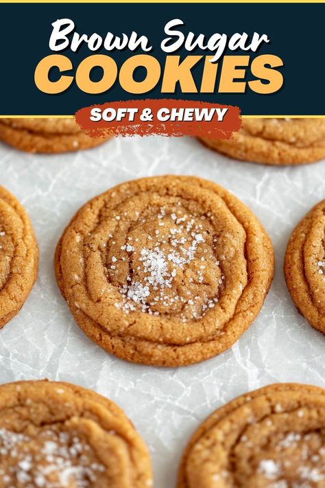 These brown sugar cookies are perfectly sweet, outrageously soft, and oh-so-chewy! If you’re a fan of sweets that melt in your mouth, you have to try them. Your So Sweet, Bakery Brown, Cookies 2023, Brown Sugar Cookies, Chewy Cookies, Frozen Cookie Dough, Frozen Cookies, Cheap Healthy Meals, Baking Muffins