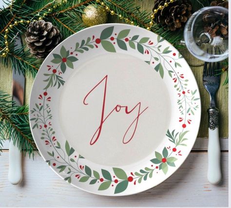 Christmas salad plates