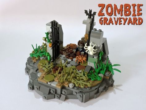 LEGO Zombie
The Zombie rises
LEGO Graveryard Mini Graveyard, Zombie Graveyard, Lego Zombies, Mini Diorama, Halloween Diorama, Lego Halloween, Lego Mini, Lego Batman, Lego Moc