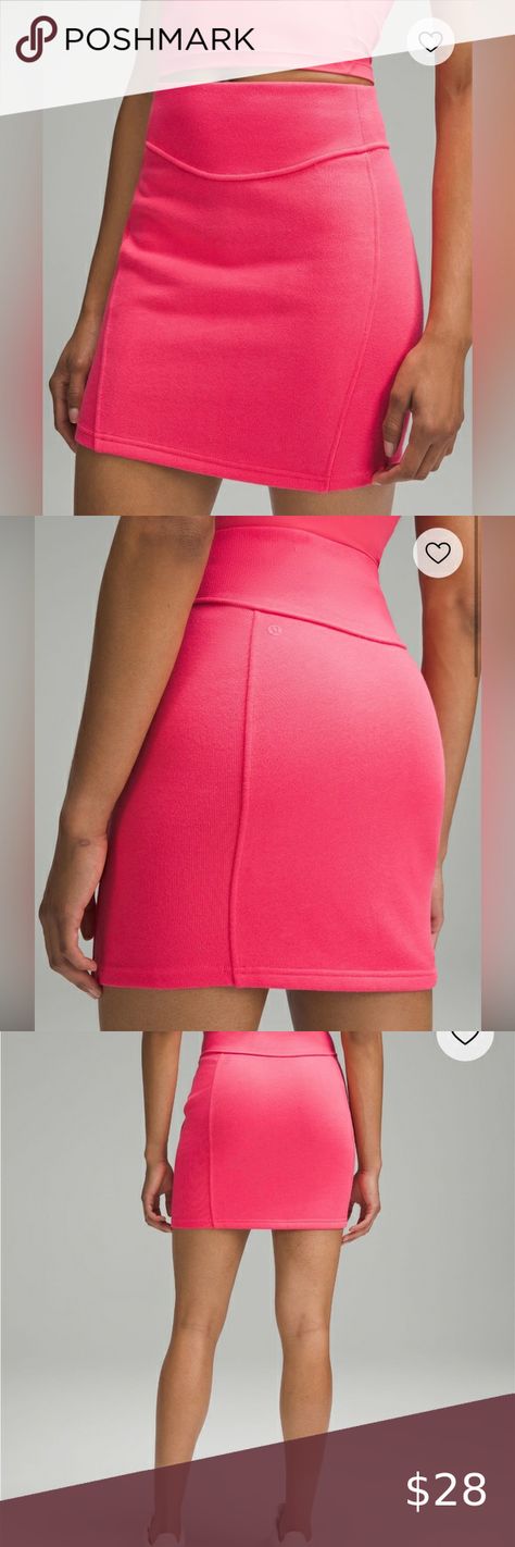 Scuba high-Rise mini skirt Lululemon Athletica, Mini Skirt, High Rise, Mini Skirts, Dress Es, Dresses Skirts, Skirt, Best Deals, Closet