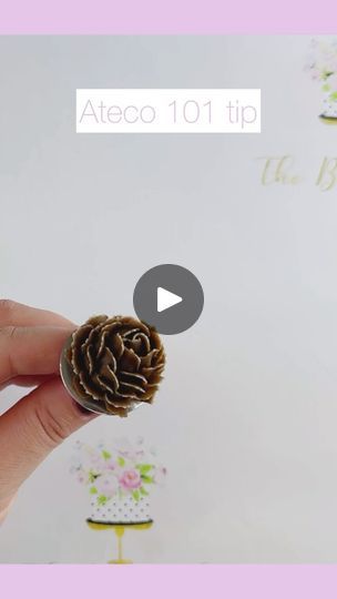 3.2K views · 68 reactions | Cute little pinecone. I have to say it’s a bit annoying that I keep turning it towards me. However I am just doing this so I can make sure I’m positioning everything right and that it looks ok! So bare with me please 🙏🏻 #buttercreamdream #cakemasters #cupcakeartist #cupcakeinspo #caketutorial #pipingtips #ediblebouquet #edibleroses #floristandflowers #caketutorials #cupcakeinspo #cupcakeartist #cupcakeart #cupcakelove #customcupcakes #americanbuttercream #flowercupcakes #bakingreels #reelife #cupcakereels #cakedecoratingreel #cakereel #cakereels #buttercreampetals #buttercreamflower #cakeflower #flowercakes #handmadeflowers #pipingreels #buttercreamdecorating #pipingnozzles #bouquetofcupcakes | The Butterfly Cake Shop | The Ronettes · Sleigh Ride (Sped Up) Buttercream Pinecones How To Make, Pine Cone Cupcakes, Buttercream Pinecones, Cupcake Cones, Edible Roses, Buttercream Decorating, The Ronettes, Edible Bouquets, Butterfly Cake