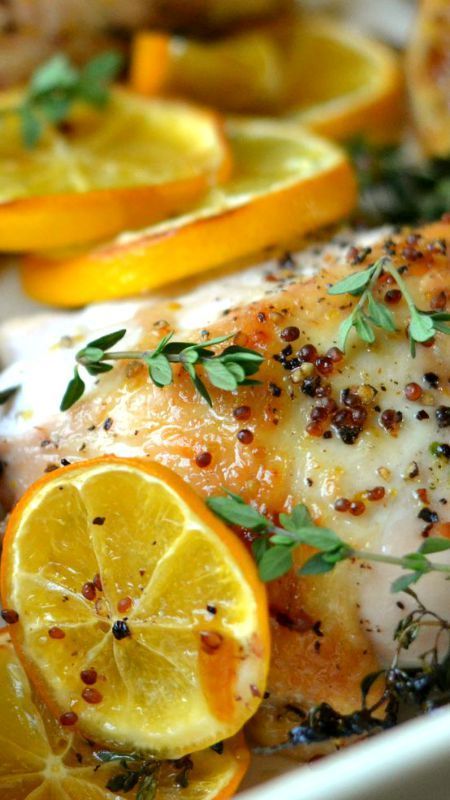 Meyer Lemon Roast Chicken with Limoncello Glaze ~ This is a glorious dish! Limoncello Glaze, Meyer Lemon Chicken, Lemon Roast Chicken, Meyer Lemon Recipes, Lemon Roasted Chicken, The View From Great Island, Chicken Baked, Citrus Recipes, Chicken Entrees