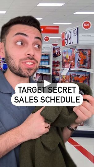 301K views · 15K reactions | Target Secret Sales Schedule 🤯💸

According to allthingstarget.com, a blog about Target’s many discounts and sales, the store follows a markdown schedule that’s pretty easy to understand. Apparently, each department’s clearance items are marked down on a specific day.

Monday — Electronics, accessories, kids clothing, books, baby and stationery.

Tuesday — Women’s clothing, pets, and food

Wednesday — Men’s clothing, health and beauty, diapers, lawn and garden items, and furniture

Thursday — Housewares, lingerie, shoes, toys, sporting goods, decor, and luggage

Friday — Auto, cosmetics, hardware, and jewelry

Allthingstarget.com makes it clear that this schedule could vary slightly from store to store. If you think your Target might be different, get to the s Target Markdown Schedule, Target Discount Schedule, Garden Items, Secret Sale, Money Saver, Target, Saving Money, Fun Sports, Finance