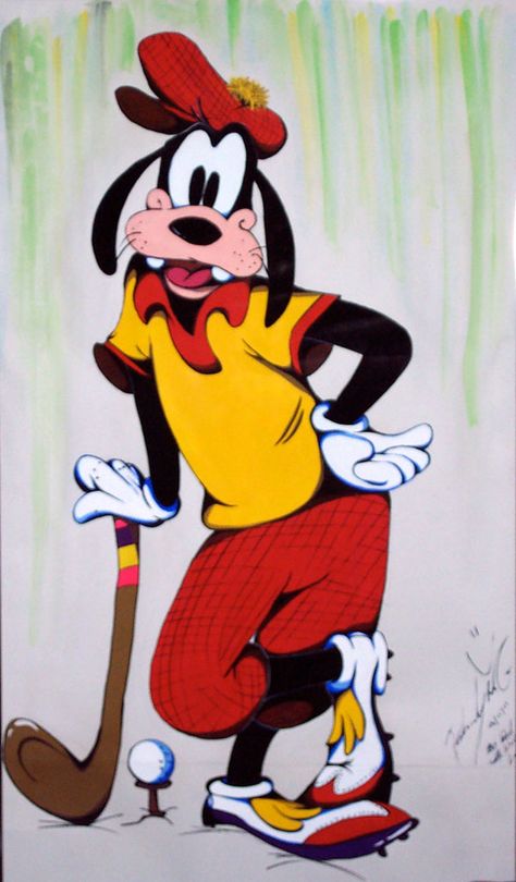 Business Lessons, Goofy Disney, Golf Art, Disney Cartoon Characters, Playing Golf, Classic Cartoon Characters, Goofy Pictures, Golf Humor, Martin Scorsese