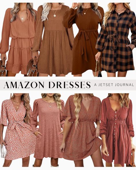 Best Amazon Dresses, Dresses For Fall, Fall Stuff, Amazon Dresses, Fall Dress Outfit, Dress Well, Fall Family Photos, Apple Picking, Best Amazon