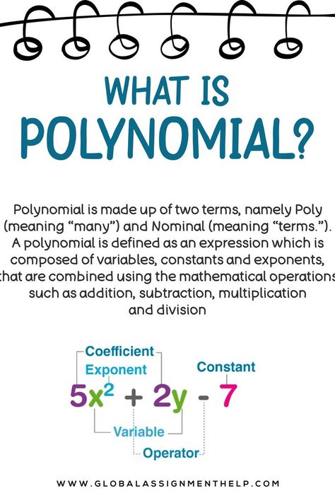 Polynomials Notes, Algebra Tips, Maths Chart, Algebra Vocabulary, Study Maths, Algebra Help, Math Reference Sheet, Math Examples, Algebra Math