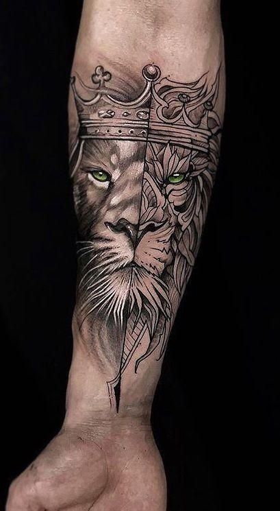 Forearm Tattoo Men Lion, Tiger Forearm Tattoo, Forearm Tattoos For Men, Lion Forearm Tattoos, Lion Eyes, Forearm Tattoo Men, Forearm Tattoos, Forearm Tattoo, Tattoos For Men