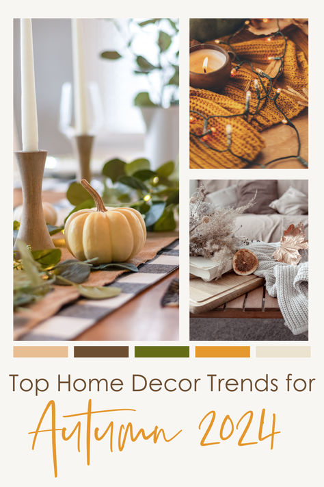 Looking to refresh your space this autumn? Check out the latest fall 2024 interior decorating trends—cozy textures, warm tones, nature-inspired accents, and more!

Fall 2024 interior decorating trends | Fall home decor ideas | Cozy home decor tips | Nature-inspired interior design | Vintage decor trends 2024 | Fall lighting trends 2024 | Bold accent walls fall 2024 | Sustainable home decor | Textural layering tips | Biophilic design trends November Home Decor, Fall Yard Displays, Fall Decor 2024, Earthy Kitchen, Fall Yard Decor, Seasonal Decor Fall, Cozy Fall Bedroom, Legend Homes, Earthy Decor