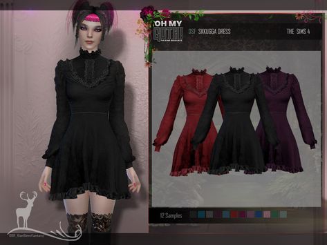 Tradgoth Sims 4 Cc, Sims 4 Cc Wednesday Addams Dress, Sims 4 Mods Sims Resource, Sims4 Cc Witch Clothes, Goth Clothing Sims 4 Cc, The Sims 4 Cc Goth Dress, Vampire Clothes Cc Sims 4, Sims 4 Cc Goth Skirt, Sims 4 Cc Romantic Goth