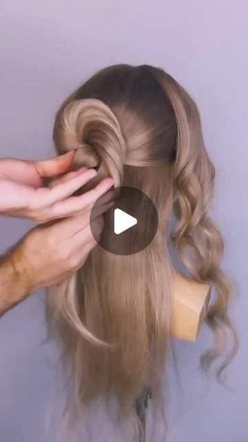 206K views · 9.9K likes | Joseph I'Anson on Instagram: "Do you want to create a softer textured up do? Then you need this easy boho tutorial in your life…  L’IMAGE Mannequin - “DENISE” from @equip_the_creative use code Joseph10 at the checkout to get 10% off your order.   Created using @revlonprofessionaluk style Masters   #hairvideos #hairvideo #hairup #updo #hairupdo #hairupdos #hairtutorial #hairtutorials #updotutorial #bridalhair #weddinghair #bridestyles #bridehair #hairdo #weddinghair #hairreels #reel #réel #reelit #hairart #hairartist #artist #hairideas #hairgoals #updostyles #bohohairstyle #bohohair #boho #btconeshot2024_stylingvideo @oneshothairawards  @markleesonsalons @nextlevelhairstylists @hairbrained_official @limage_gmbh @hairtutorial4you @hairstyles_ideas__ @i.love.hairstyl Easy Classy Hairstyles Half Up, Romantic Bun Tutorial, How To Do Long Hair Updos, Messy Curly Updo Tutorial, Wedding Hairstyles Updo Videos, Wedding Side Updo, Up Do Tutorial Long Hair, Up Do Hair Tutorials, Wedding Guest Hairstyles With Fascinator