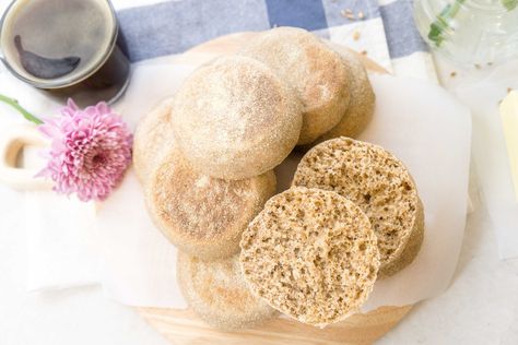 Fresh Milled English Muffins Fresh Milled English Muffins, Bread Machines, Recipe Conversions, Brunch Cake, Easy Sandwich Recipes, Nooks And Crannies, Hawaiian Sweet Rolls, Make Breakfast, Blueberry Bread