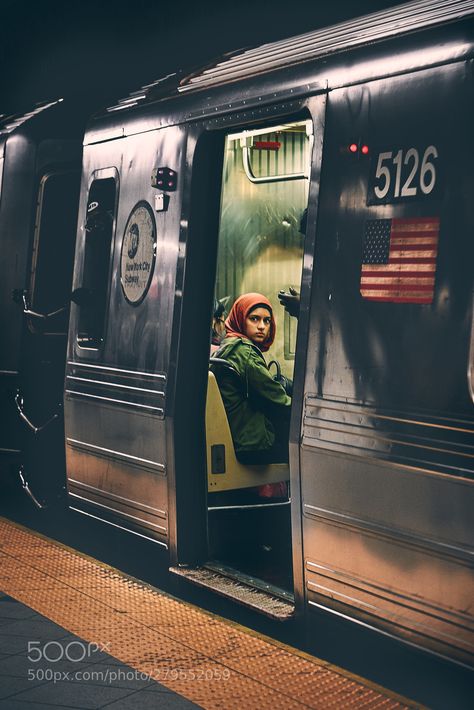 Metro Girl A girl in NYC's metro Metro Portrait, Metro Pics, Metro Photography, Metro Pictures, Street Photography Portrait, U Bahn, Garage Art, Mens Fashion Photography, Girl A