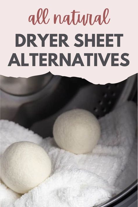 Ditch the toxic dryer sheets and use these simple ideas for a natural dryer sheet alternative. Go non-toxic with your laundry routine and find out how to reduce static cling, soften clothes and make your clothes smell good naturally with these easy and eco friendly dryer sheet alternatives like wool dryer balls and vinegar! Learn about the best non-toxic swaps and how to make DIY dryer sheets at home! Non Toxic Dryer Sheets, Dryer Sheets Diy, Clothes Smell Good, Dryer Sheet Alternative, Smell Good Naturally, Diy Dryer Sheets, Homemade Cleaners Recipes, Dryer Sheet, Laundry Routine