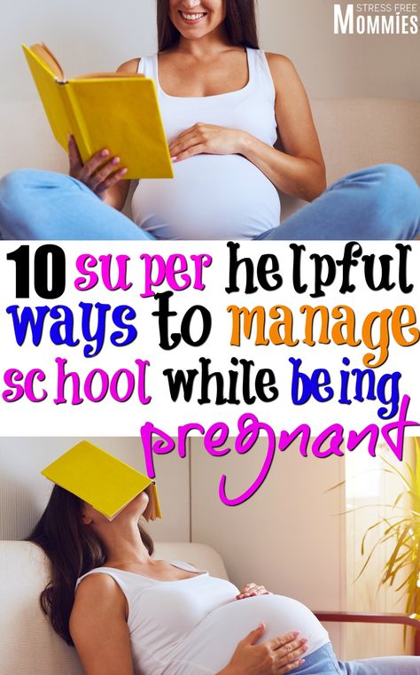 10 super helpful ways to manage school while being pregnant- A great list of effective ways you can still rock being a student while being pregnant! #pregnancytips #pregnant #momtips via @http://www.pinterest.com/stressfreemom Lamaze Classes, Pregnancy Hacks, Pregnancy Info, Baby Kicking, Pumping Moms, Baby Sleep Problems, Third Baby, Mom To Be, After Baby