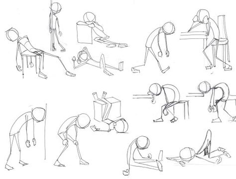 week10_stuEXHAUSTEDsketch Character Design Tips, Richard Williams, Drawing Expressions, Body Poses, Face Expressions, Animation Reference, Human Body, Pose Reference, Drawing Reference