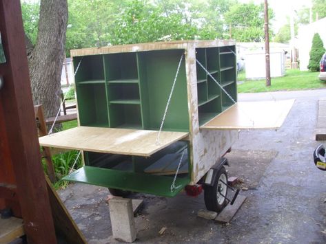 Chuckbox Camping, Ranch Homestead, Utility Trailer Camper, Trailer Upgrades, Camping Gear Trailer, Van Remodel, Popup Camper Remodel, Camping Gear Diy, Compact Camping