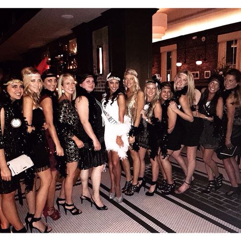 Great Gatsby Bachelorette Party - Charleston, South Carolina Gatsby Bachelorette Party Outfit, Great Gatsby Hen Party, Gatsby Hens Party Ideas, 20s Theme Bachelorette Party, Burlesque Bachelorette Party Outfit, 1920 Bachelorette Party, Gatsby Hen Party, 20s Bachelorette Party, Flapper Bachelorette Party