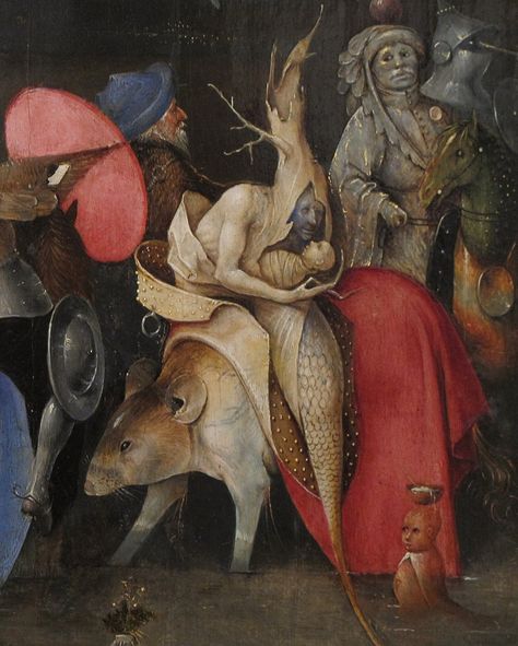 achasma: “Detail from The Temptation of St. Anthony by Hieronymus Bosch, c. 1501. ” Hieronymus Bosch Paintings, Hieronymous Bosch, Temptation Of St Anthony, St Anthony, Hieronymus Bosch, Dutch Painters, Tableau Art, Medieval Art, Fantastic Art