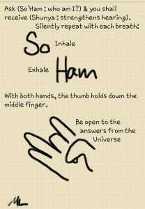 Mudra Notes: Self-Realization (Shunya So'Ham) Mudras: SimpleDailyUse: Frases Yoga, Hare Krishna Mantra, Kriya Yoga, Healing Mantras, Reiki Symbols, Yoga Mantras, Meditation Mantras, Qi Gong, Kundalini Yoga