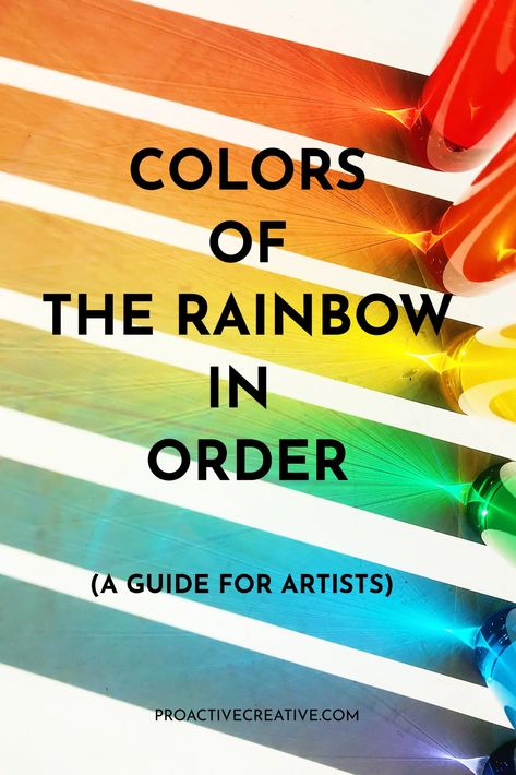 Colors Of The Rainbow In Order How To Paint A Rainbow, What Colors Make Orange, Rainbow Colors In Order, Abstract Rainbow Painting, Colors In The Rainbow, Rainbow Abstract Painting, Best Abstract Paintings, Rainbow Books, Rainbow Order