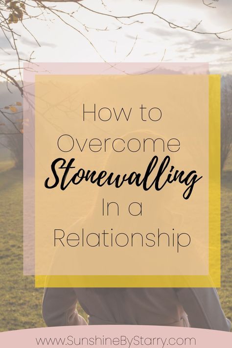 Stonewalling can create a divide within a relationship, when one partner begins to detach from a discussion or argument. And the tricky part is, this doesn't always happen intentionally! Follow the link to learn more about what stonewalling is and how you can avoid it in your relationship. #stonewalling #communication #relationshiptips Stonewalling Relationships, Healthy Communication, A Healthy Relationship, I Am Statements, Difficult Conversations, How To Express Feelings, Personal Improvement, Try Your Best, Couples Therapy