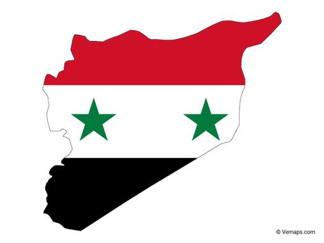 Syrian Flag Art, Syria Free, Syria Before And After, Syria Pictures, Syrian Flag, Iraq Map, Free Syria, Syria Map, Jordan Flag