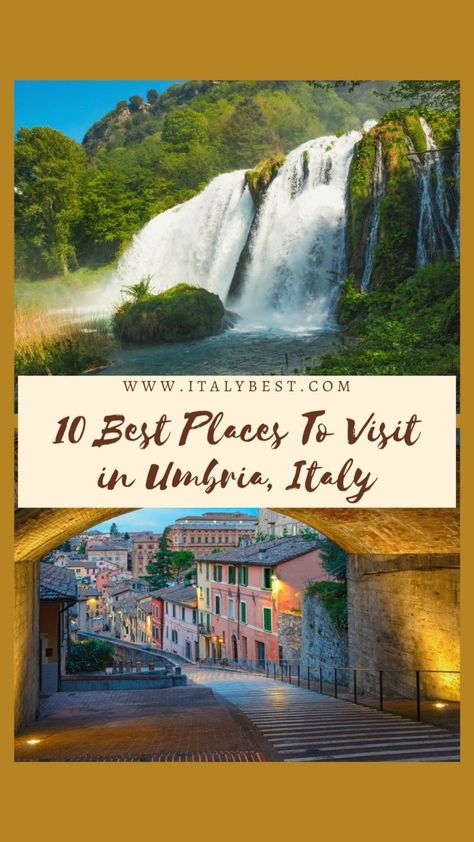 10 Best Places to Visit in Umbria Italy - Orvieto, Assisi, Perugia - Italy Best Orvieto Italy, Assisi Italy, Perugia Italy, Italian Cities, Italy 2023, Umbria Italy, Amalfi Coast Italy, Italy Trip, Italy Vacation