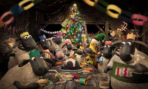 Shaun the Sheep is off on another Christmas adventure. Shaun The Sheep Wallpapers, Shaun Sheep Wallpaper, Shaun The Sheep Christmas, Shaun The Sheep Widgets, Timmy Shaun The Sheep Cute, Foghorn Leghorn, Timmy Time, Aardman Animations, Pale Horse