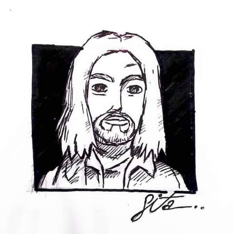 Kevin Parker portrait from TAME IMPALA Kevin Parker, Tame Impala, Easy Drawings Sketches, Drawing Sketches, Easy Drawings, Female Sketch, Sketch, Male Sketch, Drawings