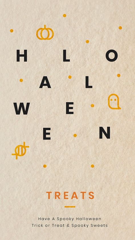 Festive Halloween vector template social media story | free image by rawpixel.com / wan Halloween Instagram Story, Halloween Ads, Halloween Graphic Design, Halloween Template, Halloween Typography, Halloween Promotions, Halloween Social, Brunch Club, Halloween Post