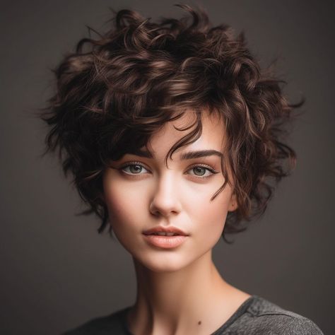 90 Natural Curly Hairstyles for Trendsetters: 2023 Top Picks Tousled Curls, Cute Short Curly Hairstyles, Mens Short Curly Hairstyles, Natural Curly Hairstyles, Lob Hairstyles, Short Curly Hairstyles For Women, Short Wavy Haircuts, Curly Pixie Hairstyles, Curly Hair Braids