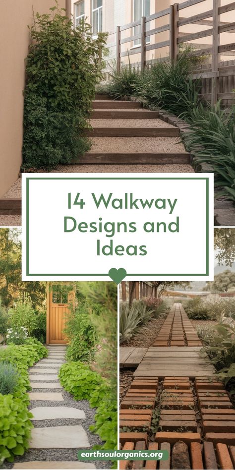 Achieve a sleek and polished outdoor aesthetic with these 14 modern walkway designs. Perfect for contemporary homes, these ideas blend style with practicality to elevate your outdoor spaces. #ModernDesign #WalkwayIdeas #OutdoorStyle Pathway To Backyard, Modern Walkways To Front Door, Side Yard Walkway Ideas, Side Yard Walkway, Yard Walkway Ideas, Modern Walkway, Walkway Designs, Garden Walkways, Yard Walkway