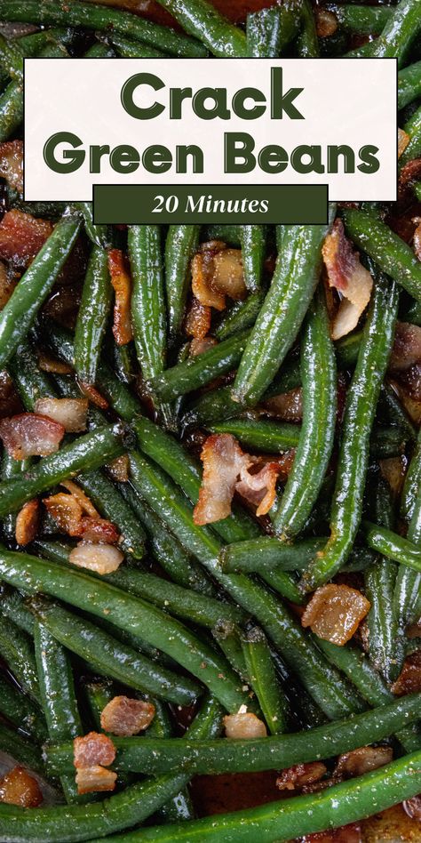 Fried Green Beans With Bacon, What To Do With Frozen Green Beans, Recipes With Frozen Green Beans, Recipes For Frozen Green Beans, Green Beans Frozen Recipes, Firecracker Green Beans, Green Beans In A Bag, Fresh Southern Green Bean Recipes, Ways To Cook Fresh Green Beans