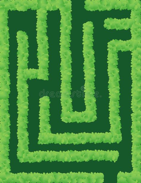 Maze. Vector illustration of a maze with a path through shrubbery , #affiliate, #illustration, #Vector, #Maze, #shrubbery, #path #ad Maze Art Illustration, Maze Drawing Illustration, Maze Illustration, Rabbit Burrow, Haunted House Project, Path Illustration, Maze Drawing, Painting Concepts, Garden Maze