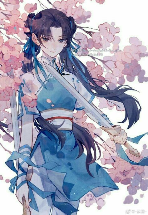 Chinese Art Girl, Anime Warrior, Arte Fantasy, 영감을 주는 캐릭터, Anime Kawaii, Fantasy Character Design, Asian Art, Anime Character Design, Japanese Art