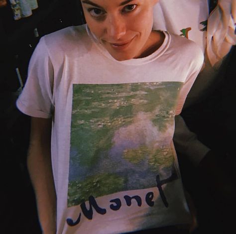 Camille Rowe Outfits, Camille Rowe, Slogan Shirts, Beautiful Disaster, 12 December, Rock Roll, French Girl, Funny Tees, Printed Tees