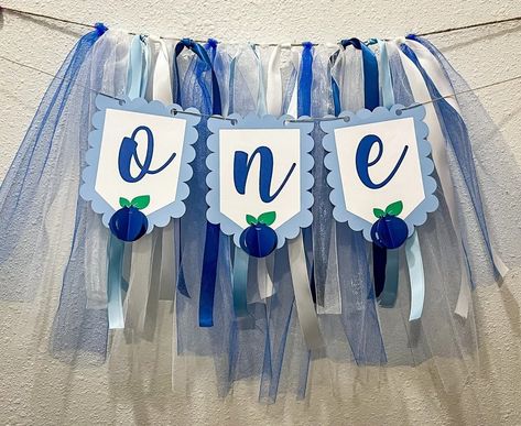 Berry Smash Cake, 1st Birthday Smash Cake, Smash Cake Topper, One Banner, Ribbon Garland, High Chair Banner, First Birthday Cakes, Smash Cake, 1st Birthday Girls