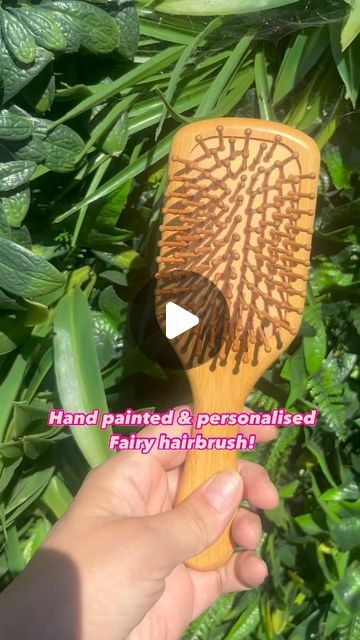 KatyRoseCreations on Instagram: "Fairy hairbrush! Hand painted and personalised! #fairy #handpainted #personalised #littlegirlhairstyles #pink" Painted Hairbrush, Personalised Gifts, Hair Brush, Personalized Gifts, Hand Painted, Pink, On Instagram, Gifts, Instagram