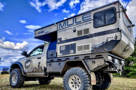 Best Truck Camper, Truck Campers For Sale, Mobil Off Road, American Expedition Vehicles, Vw T3 Doka, Pop Up Truck Campers, Tonka Trucks, Pickup Camper, Off Road Camping