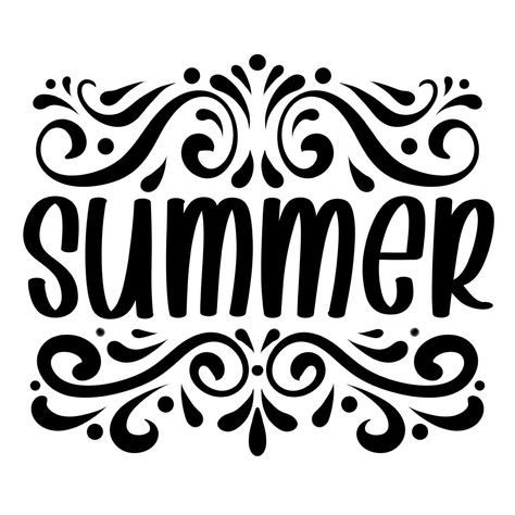 Summer Bubble Letters, Summer Lettering, Summer Font, Fancy Writing, Lettering Inspiration, Hand Lettering Inspiration, Hand Writing, Bubble Letters, Handwriting