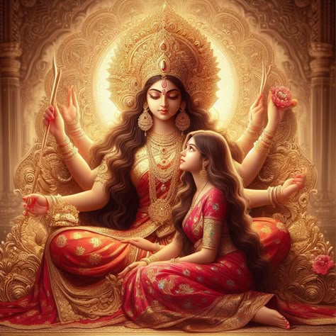 God Durga, Parvati Mata, Devi Photos, Maha Laxmi, Manifestation List, Godly Women Quotes, Ambe Maa, Jay Mata Di, Devi Images Hd